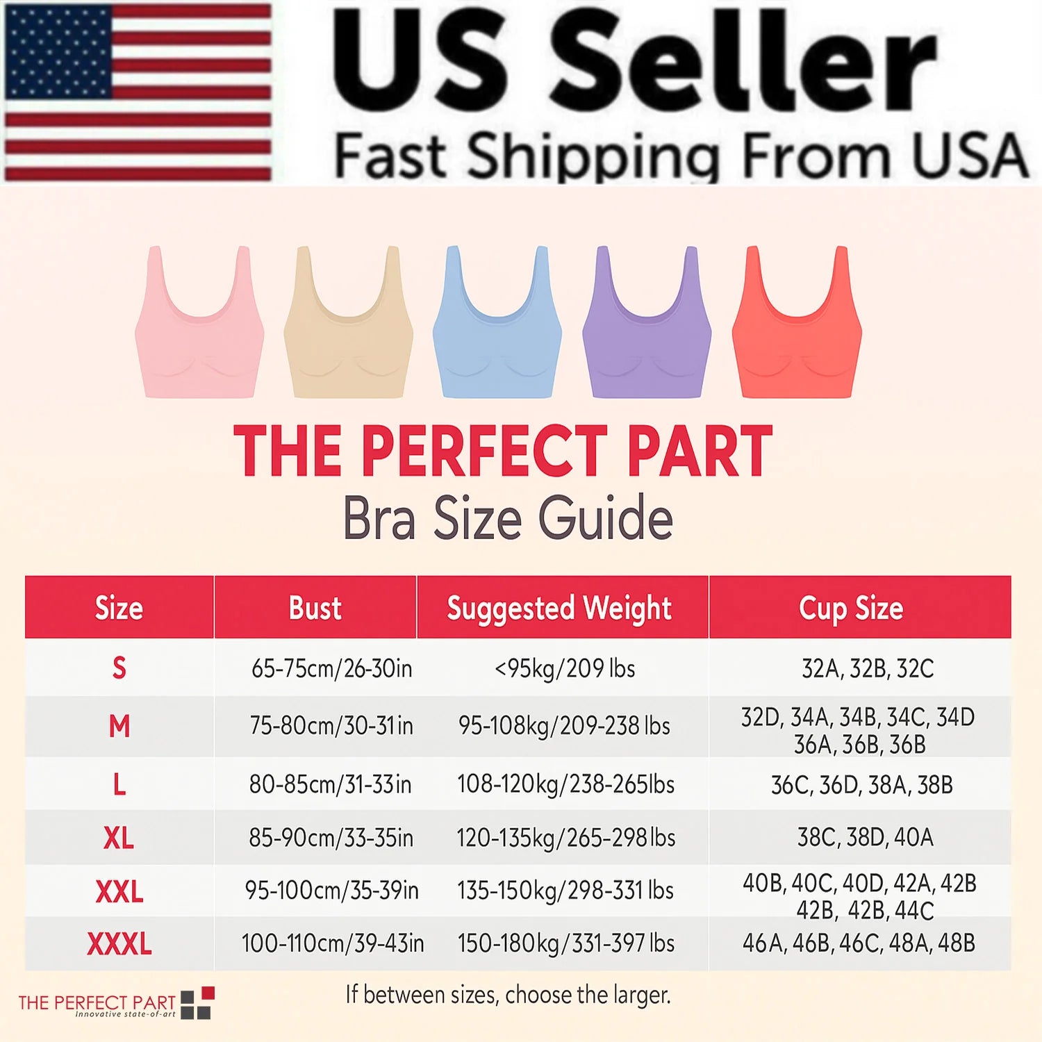 Sport Bras Seamless Wire-Free Light Support Tank Sports Yoga Sleep Bra 3 Pack US